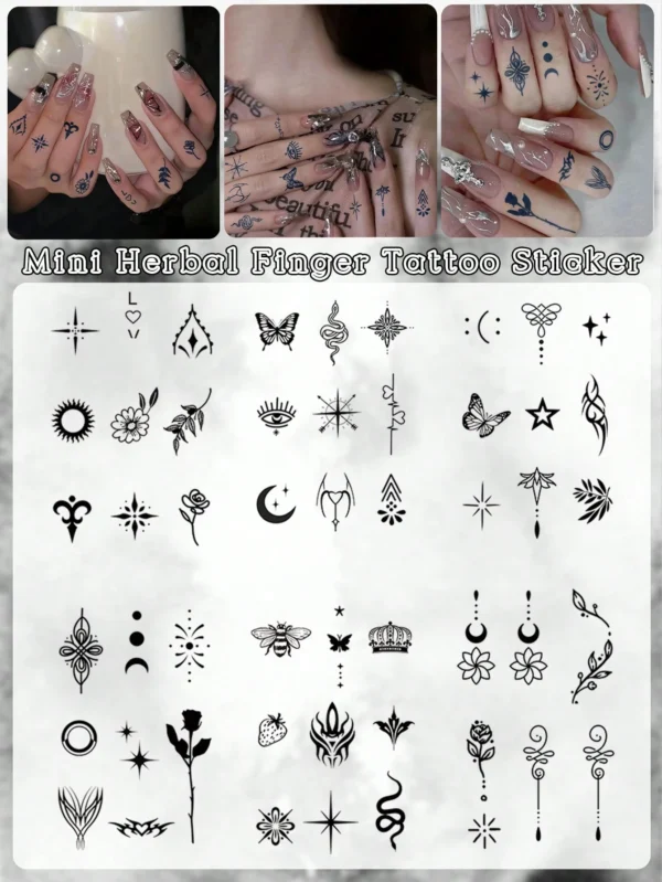 6 pcs tattoos mini fruits – Image 2