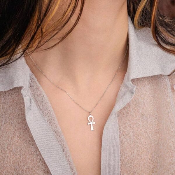 Collier croix Ankh dé – Image 5