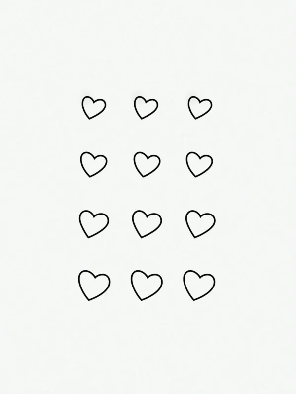 1 pc tatouage cœur main – Image 4