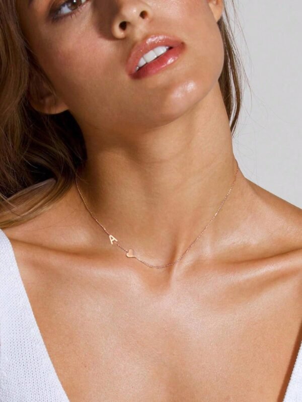 1 Collier Initiale Personnalisée – Image 14