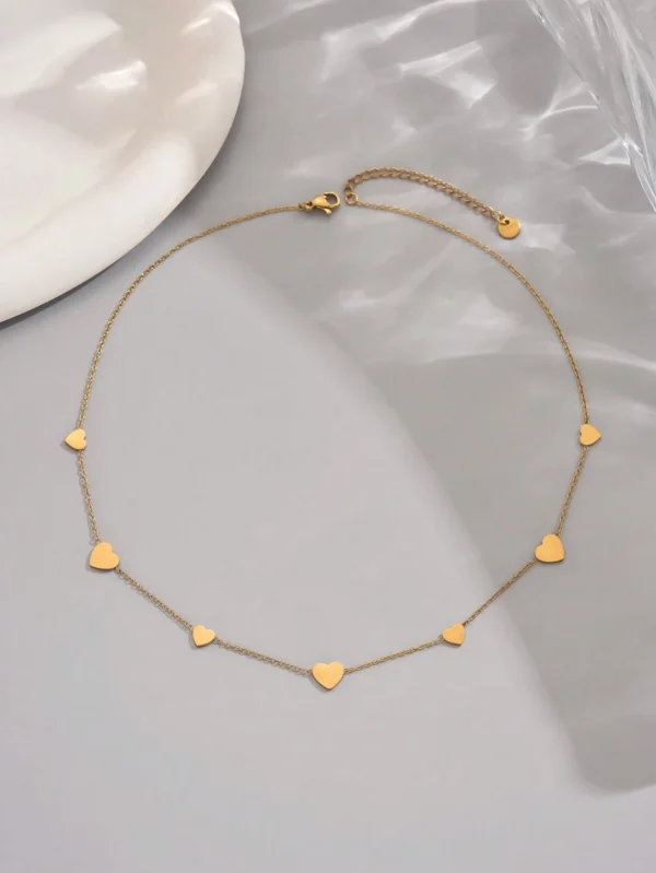 Collier Cœur Minimaliste – Image 4