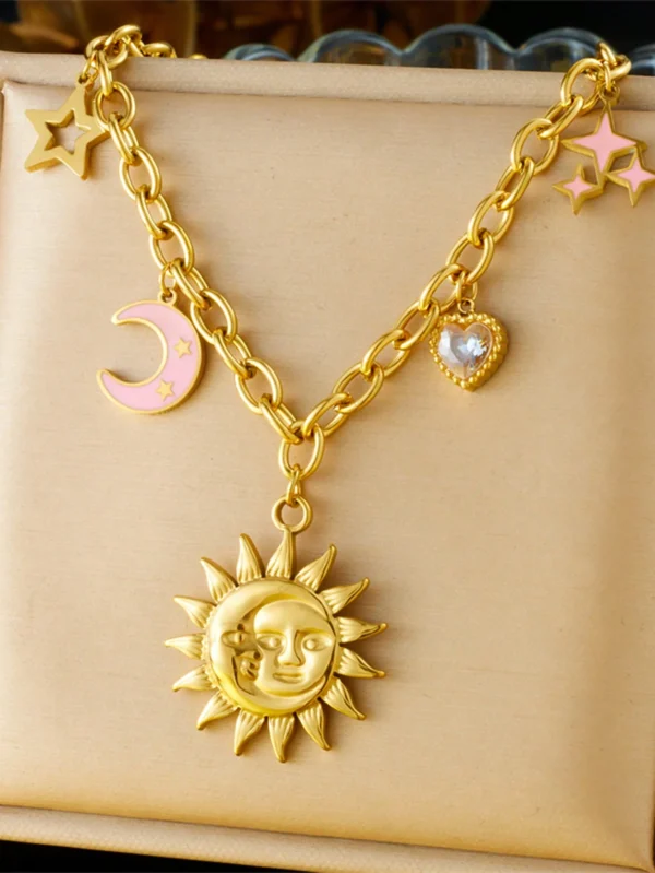 Collier cœur cerise multi – Image 14