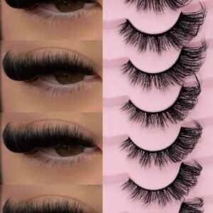 7 paires cils vison 3D