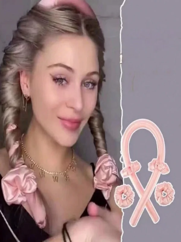 3/4 pièces Rouleaux cheveux sans chaleur – Image 3