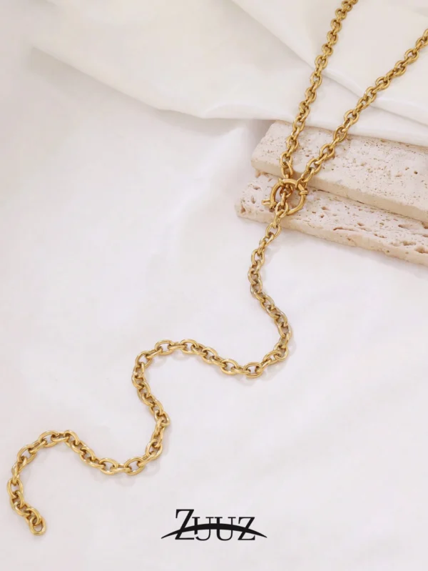 Collier Vintage Chaîne Pull – Image 10