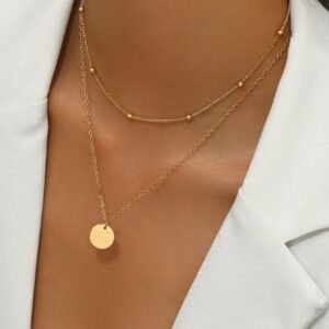 Collier pendentif fmes multiples