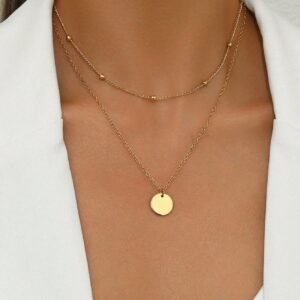 Collier pendentif fmes multiples