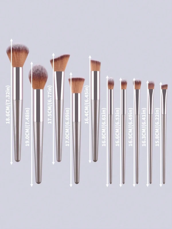 10 pcs pinceaux or champagne – Image 8