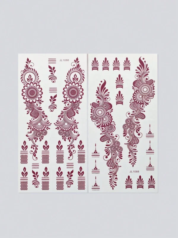 2 feuilles henné Tiebeauty – Image 2