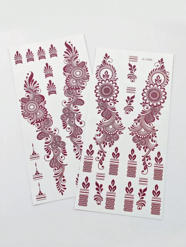 2 feuilles henné Tiebeauty – Image 3