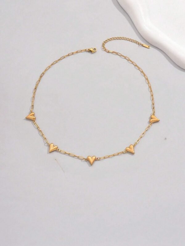 Collier Fleur Cœur Dé – Image 9