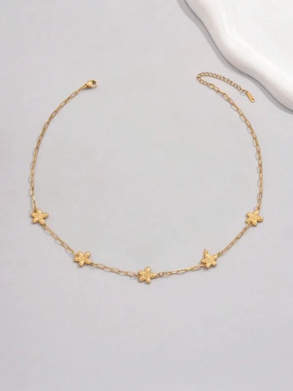 Collier Fleur Cœur Dé – Image 10