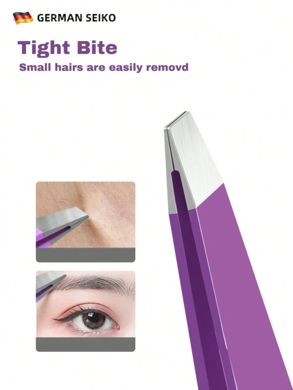 Pinces sourcils colorées 4 pcs – Image 3
