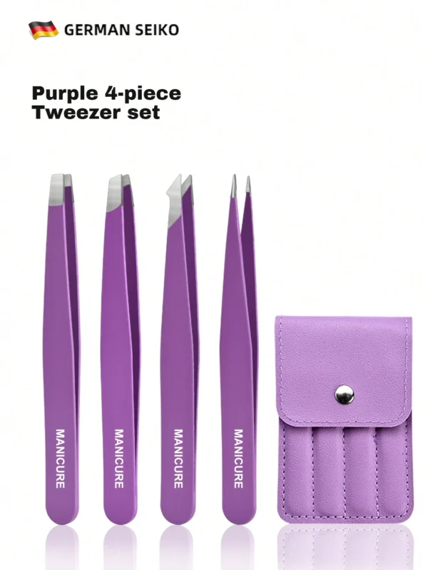 Pinces sourcils colorées 4 pcs – Image 10