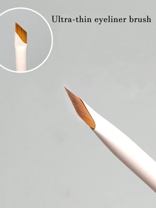 1 pcs pinceau sourcils eyeliner blanc