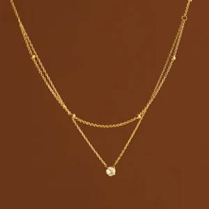 Collier Strass Niche Élégant