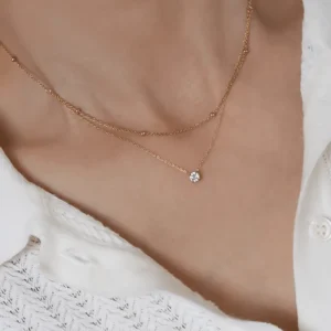 Collier Strass Niche Élégant