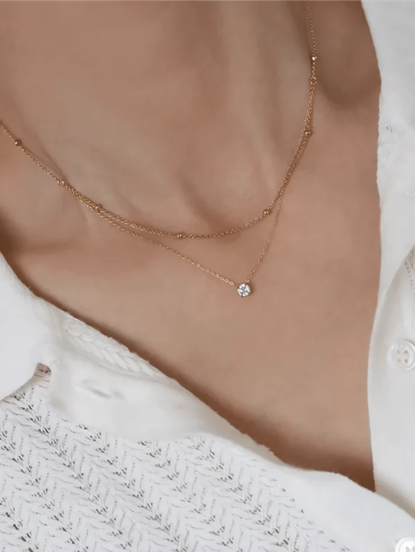 Collier Strass Niche Élégant – Image 9