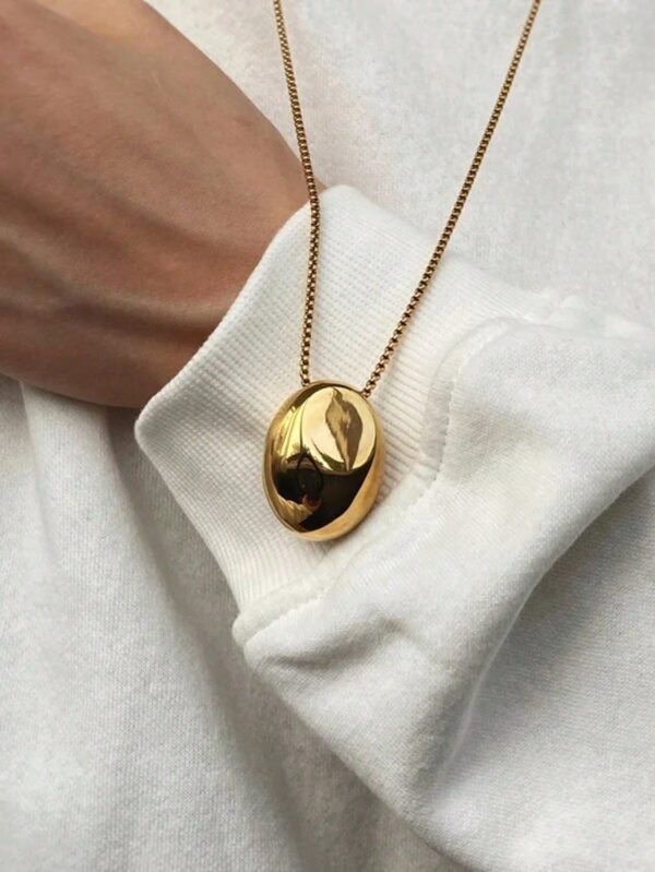 Collier Pendentif Ellipse Dé – Image 3