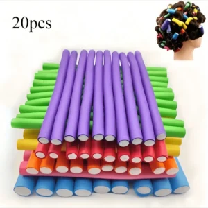 20 rouleaux boucles mousse