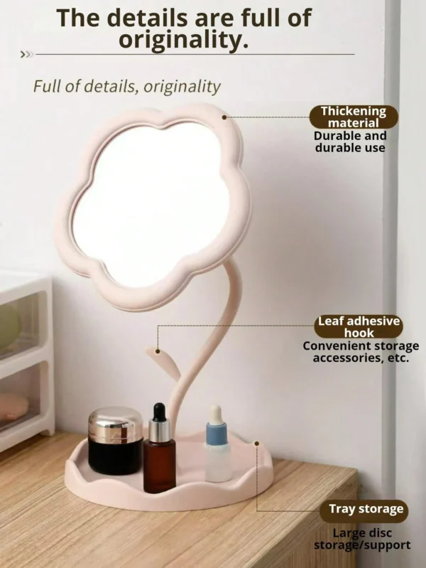 Miroir rotatif motif floral – Image 2