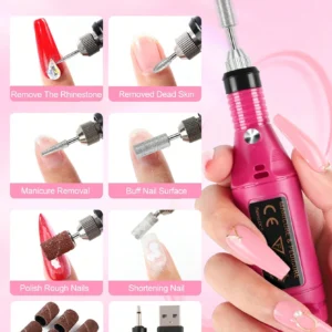 Lime ongles électrique rose USB