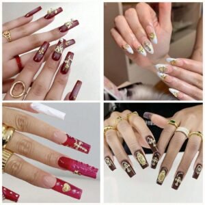 64 pcs charms dorés