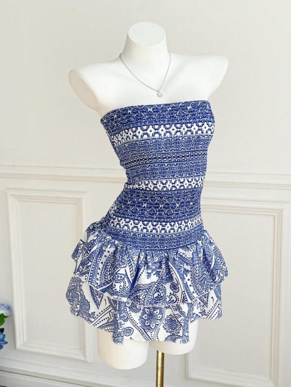 Elamini Robe bandeau imprimée – Image 3