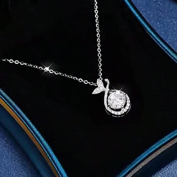 Collier Queue Poisson Diamant – Image 3