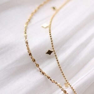 Collier Fleur Franges