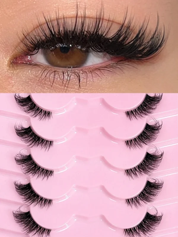 9 paires cils œil chat – Image 5