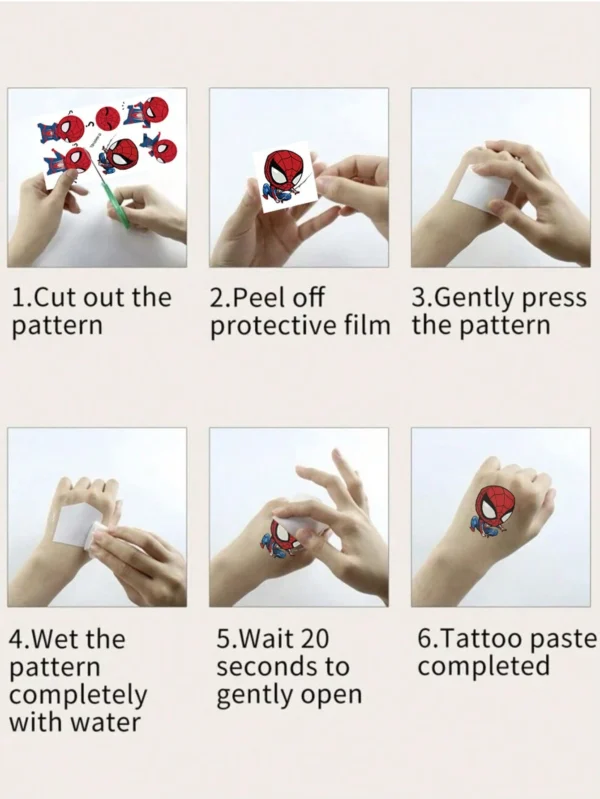10 feuilles tatouages Disney – Image 5