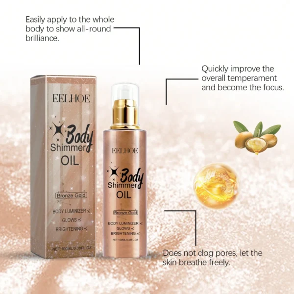 100 ml huile corps scintillante – Image 3