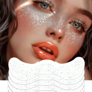 6 feuilles taches paillettes