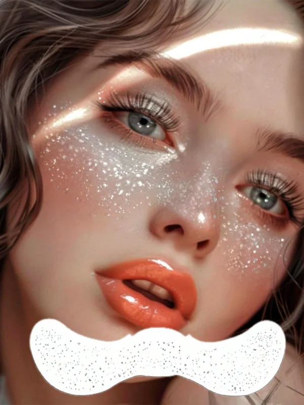6 feuilles taches paillettes – Image 7