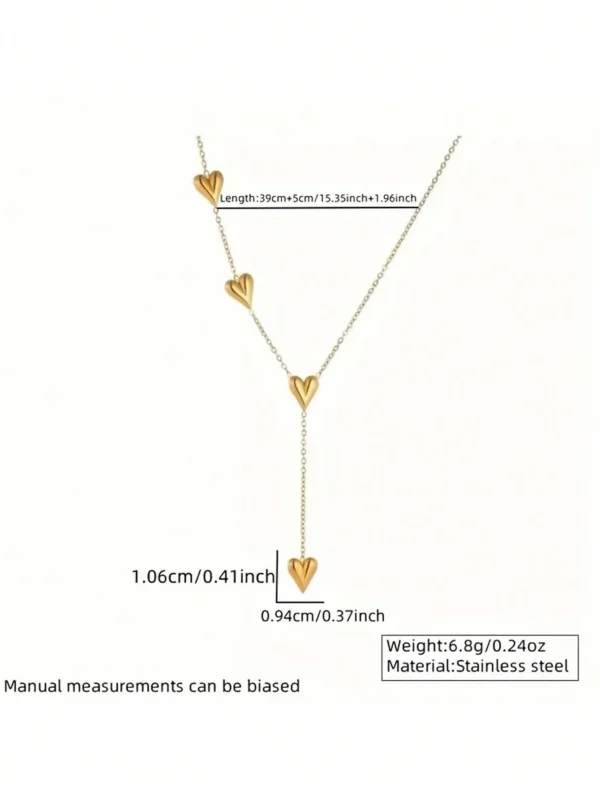Collier Cœur Franges Doux – Image 5