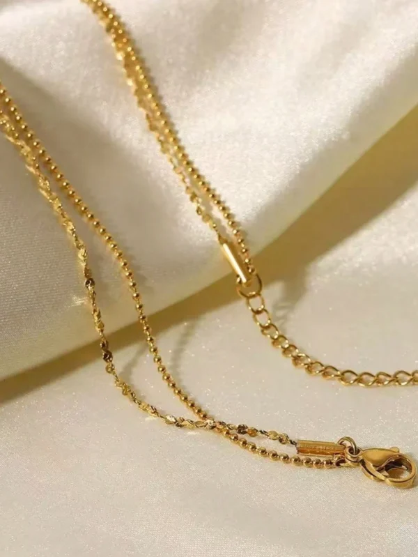 Collier Pétale Brillant Femme – Image 3
