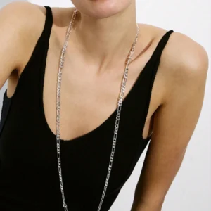 Collier Long Minimaliste Argent