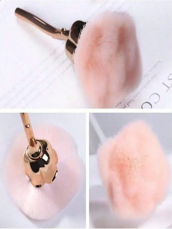 Brosse rose forme fleur – Image 2