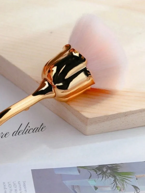 Brosse rose forme fleur – Image 4