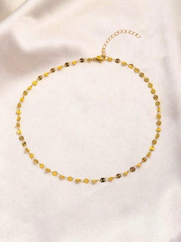 Collier Cercle Minimaliste Femme – Image 4