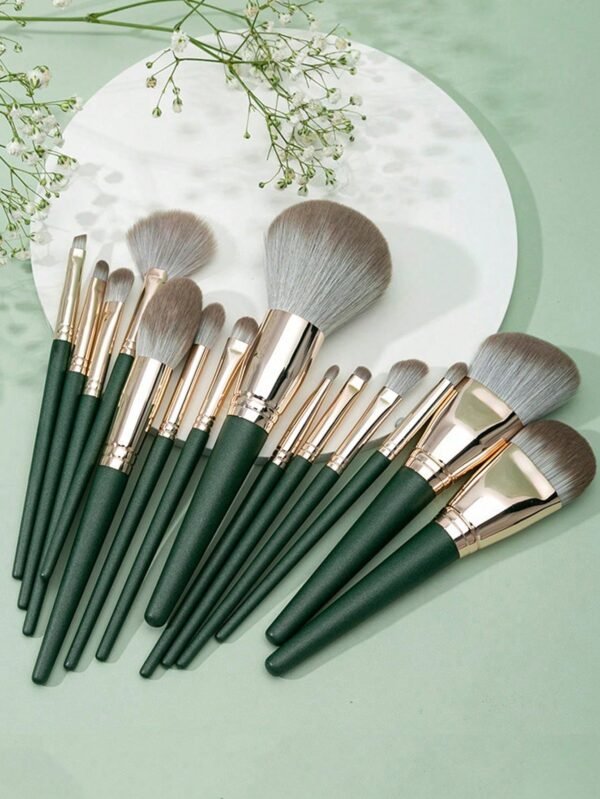 14 pcs pinceaux kabuki luxe