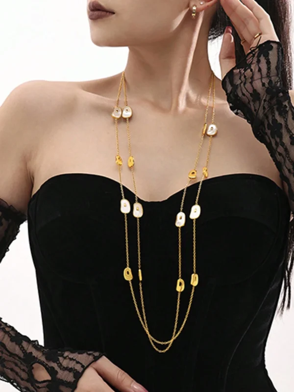 Collier Français Coquillage Luxe