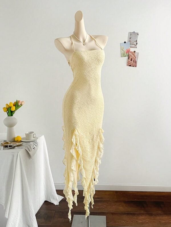 Soleia Robe bretelles asymétrique – Image 4
