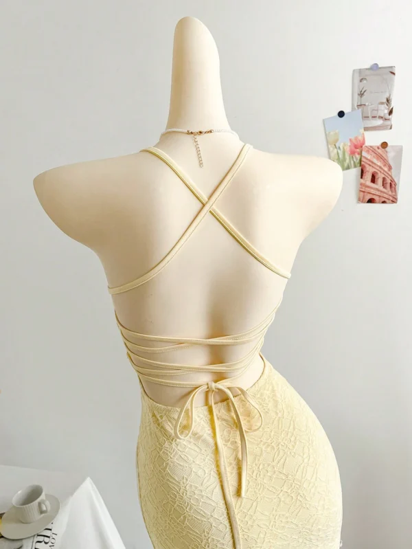 Soleia Robe bretelles asymétrique – Image 5