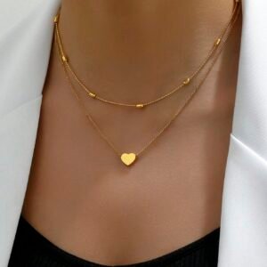 Collier Cœur Travail Femme