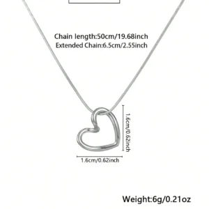Collier Cœur Vintage Ras-cou