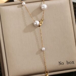 Collier Perles Plastique Franges