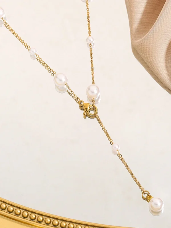 Collier Perles Plastique Franges – Image 5
