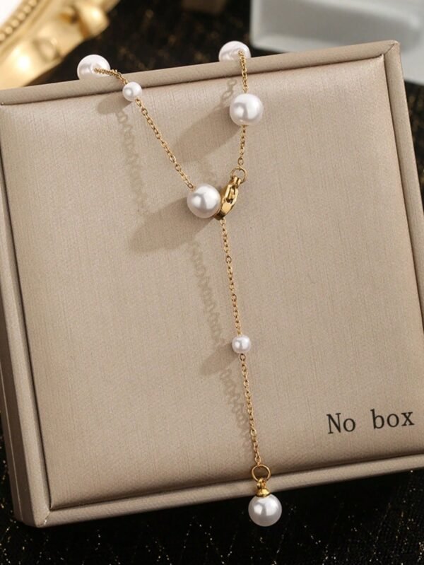 Collier Perles Plastique Franges – Image 7